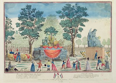 Procession of the Chariot of Agriculture after the 
